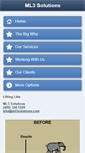 Mobile Screenshot of ml3solutions.com