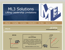 Tablet Screenshot of ml3solutions.com